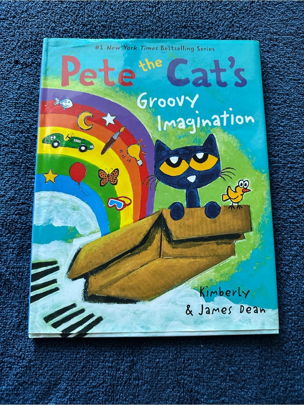Pete the Cat's Groovy Imagination - Blue Kids Picture Book